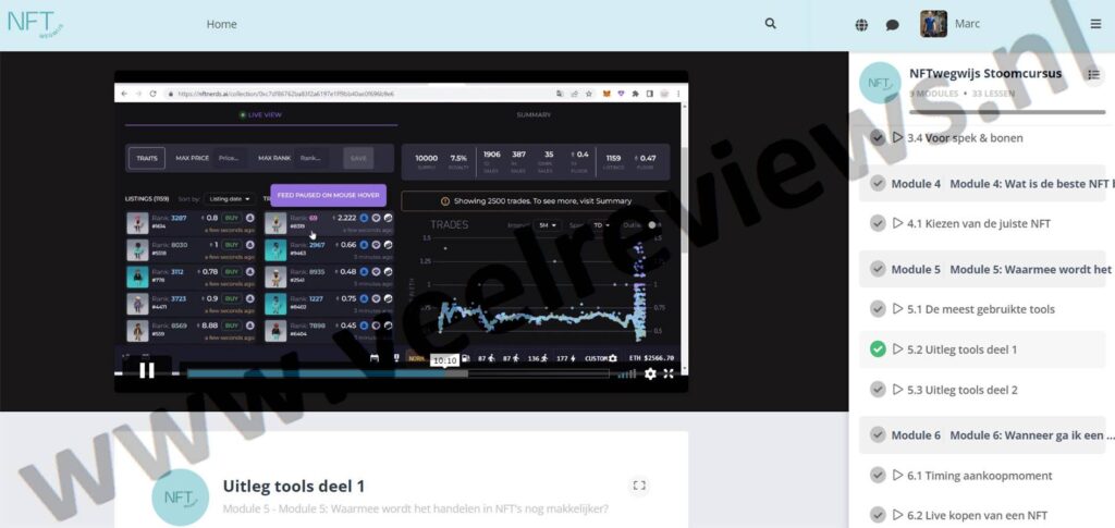 Op deze foto zie je de Module #5: Waarmee wordt het handelen in NFT’s nog makkelijker? van de NFT Stoomcursus van Lisanne Drost
