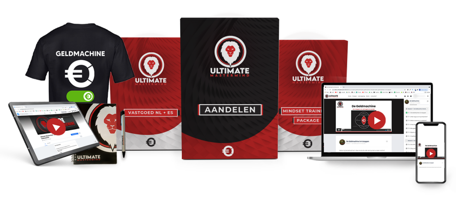 Op deze afbeelding zie je De Geldmachine van Ultimate Mastermind