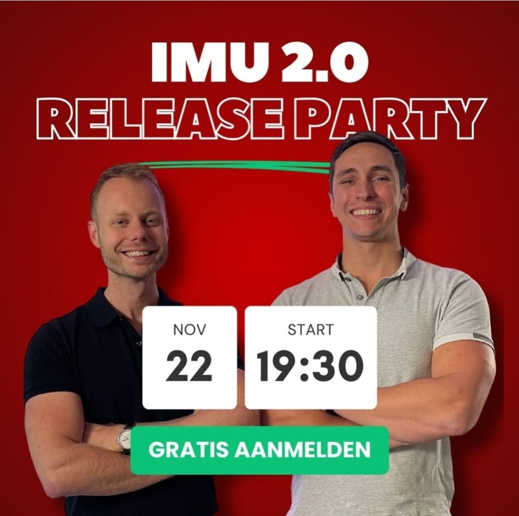Op deze foto zie je de release van IMU 2.0