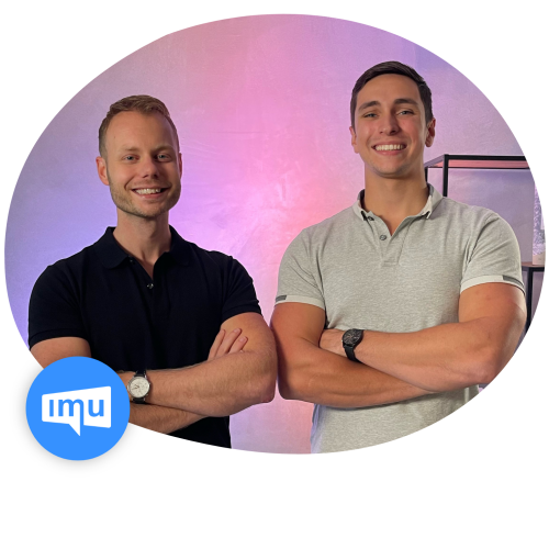 Op deze foto zie je Tonny Loorbach en Martijn van Tongeren van IMU 2.0