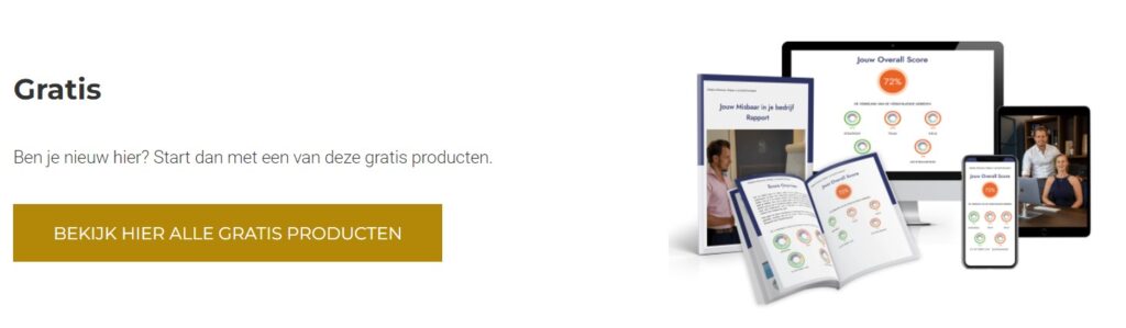 Op deze foto zie je de gratis producten van Lifestyle Of Business (LSOB)