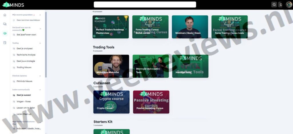 Op deze foto zie je de FXminds Academy. Mijn #1 van beste forex trading cursus