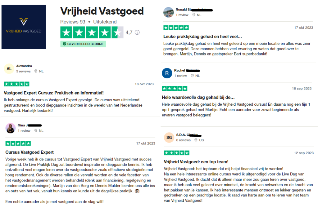 Op deze foto zie je martijn van den berg trustpilot ervaringen