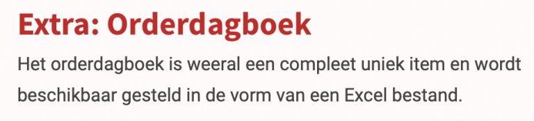 Op deze foto zie je Extra Het orderdagboek van de Cursus Daytraden & Scalpen (Doopiecash)