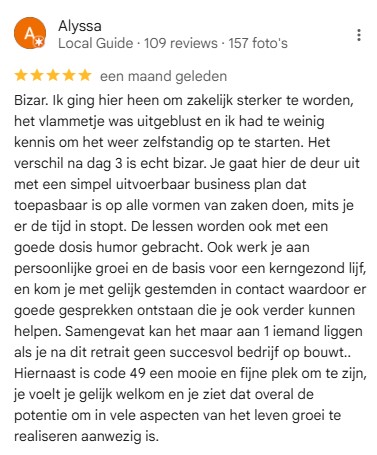 Op deze foto zie je Tibor Olgers ervaringen