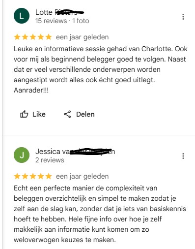 Op deze foto zie je Charlotte van Brabander ervaringen