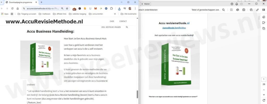 Op deze foto zie je het Accu Revisie Programma