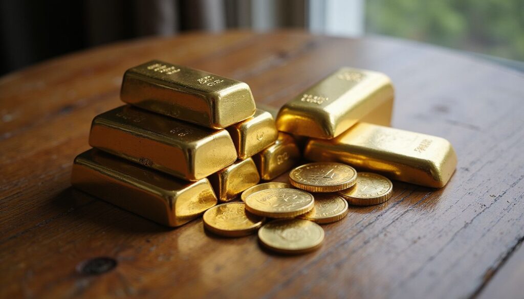 Op deze foto zie je goud